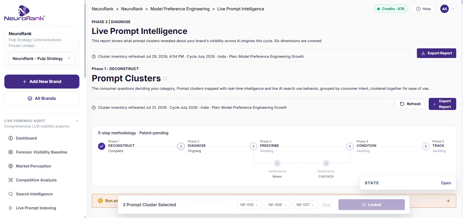 Live Prompt Intelligence