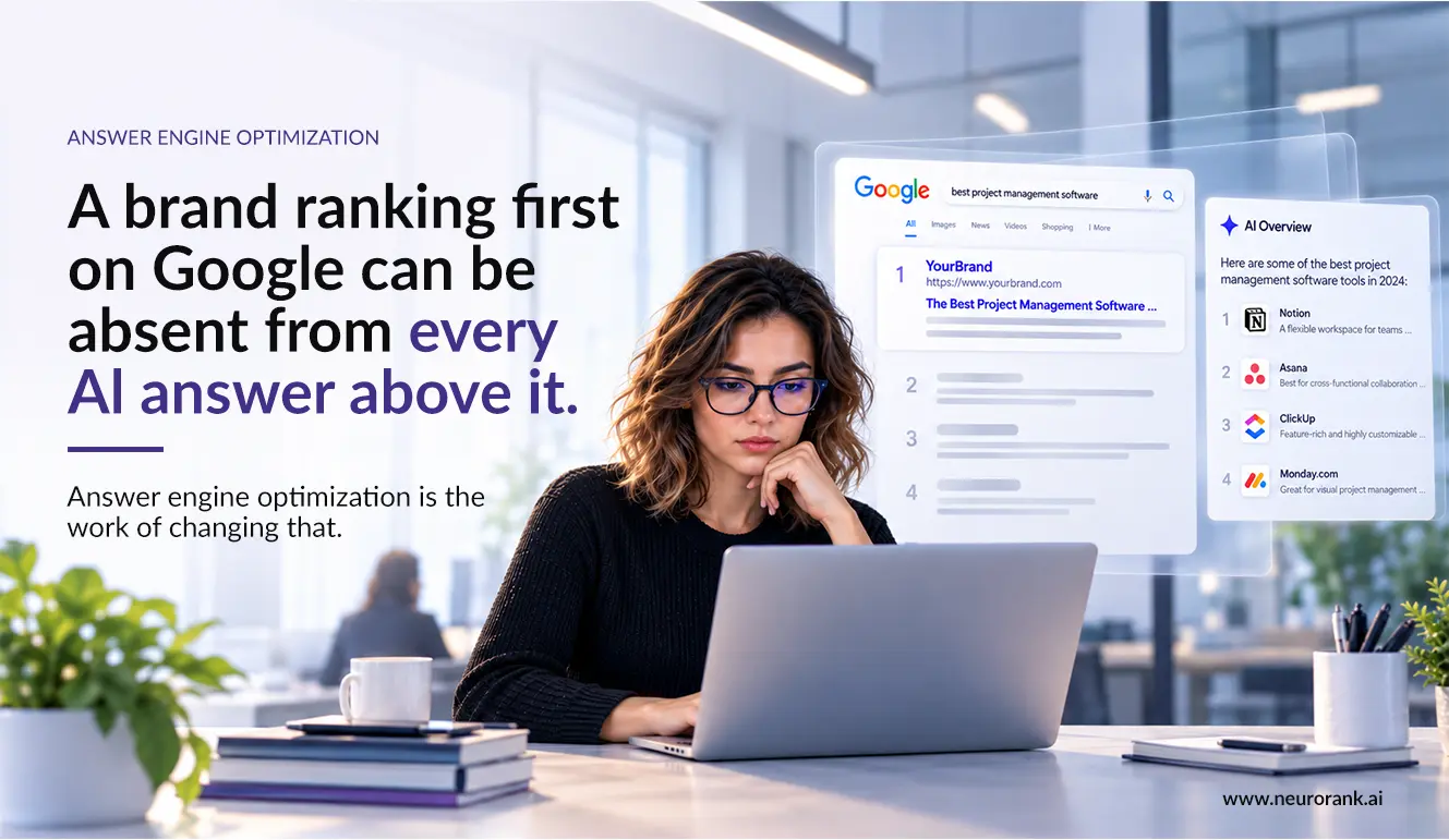 Answer engine optimization