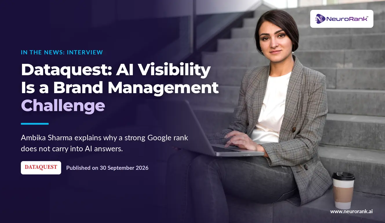 Dataquest: AI Visibility Is a Brand Management Challenge