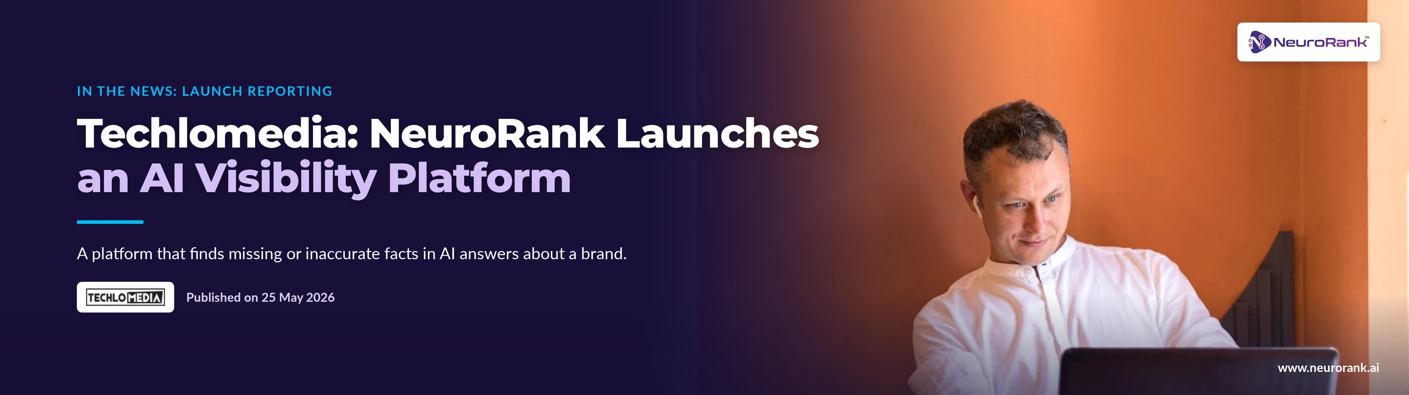 Techlomedia: NeuroRank Launches an AI Visibility Platform