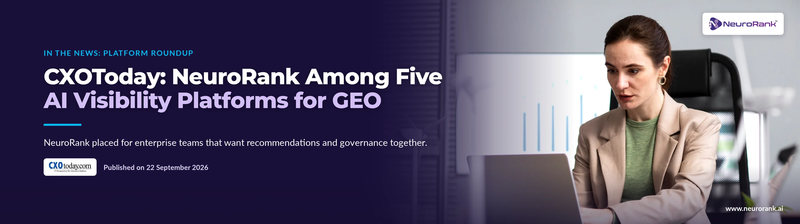 CXOToday: Five AI Visibility Platforms for GEO in 2026